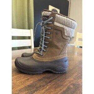 The North Face Shellista II Mid Split Rock Brown Snow Boots Women’s US 7